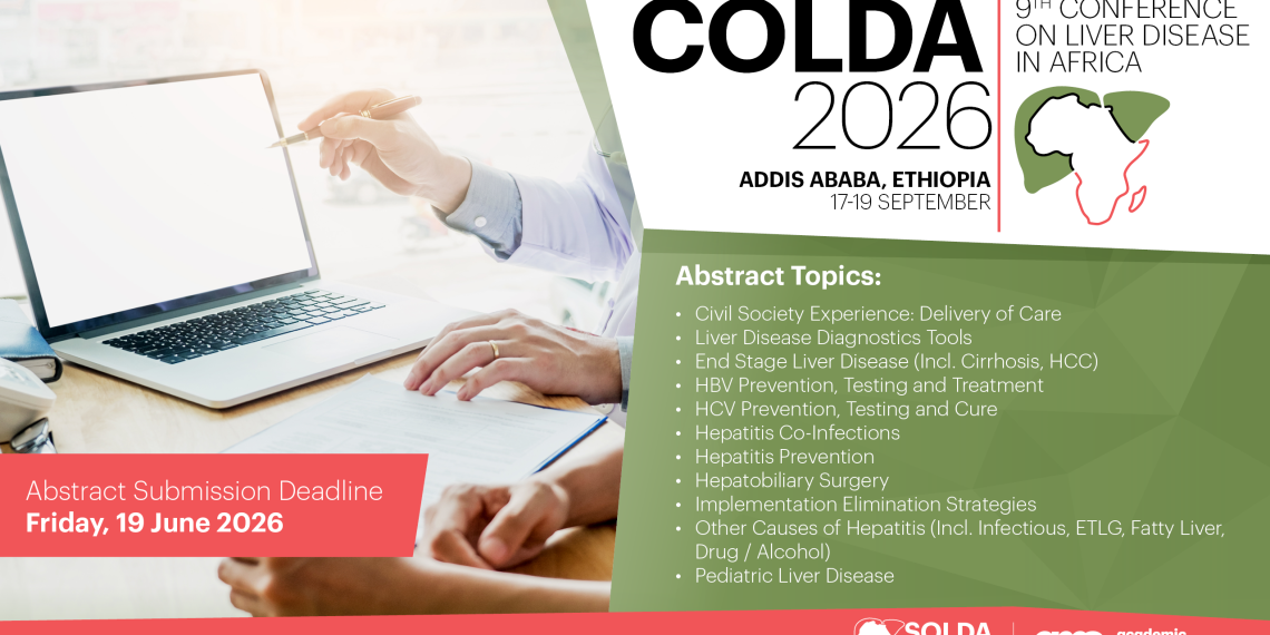 9th Conference on Liver Disease in Africa: Share your research at #COLDA2026
